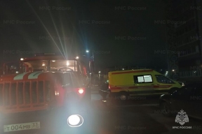 В Коврове спасли супругов с детьми, эвакуировали 15 жильцов при пожаре в многоквартирном доме