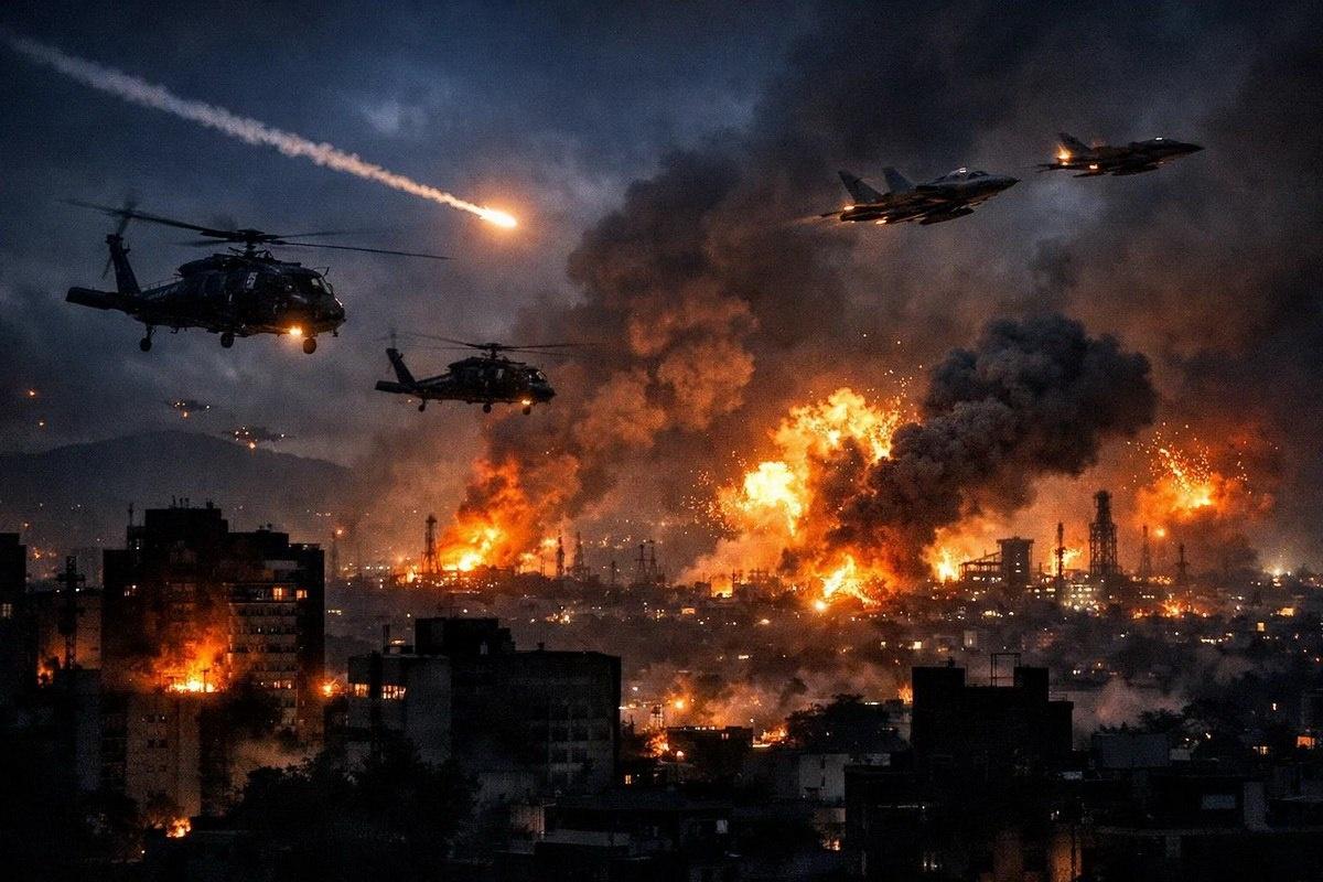 В Каракасе эвакуировали здания министерств после стрельбы возле президентского дворца