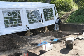 В Пущине начались раскопки на месте городища Спас-Тешилово