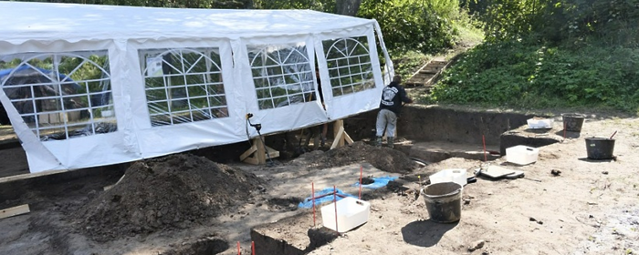 В Пущине начались раскопки на месте городища Спас-Тешилово