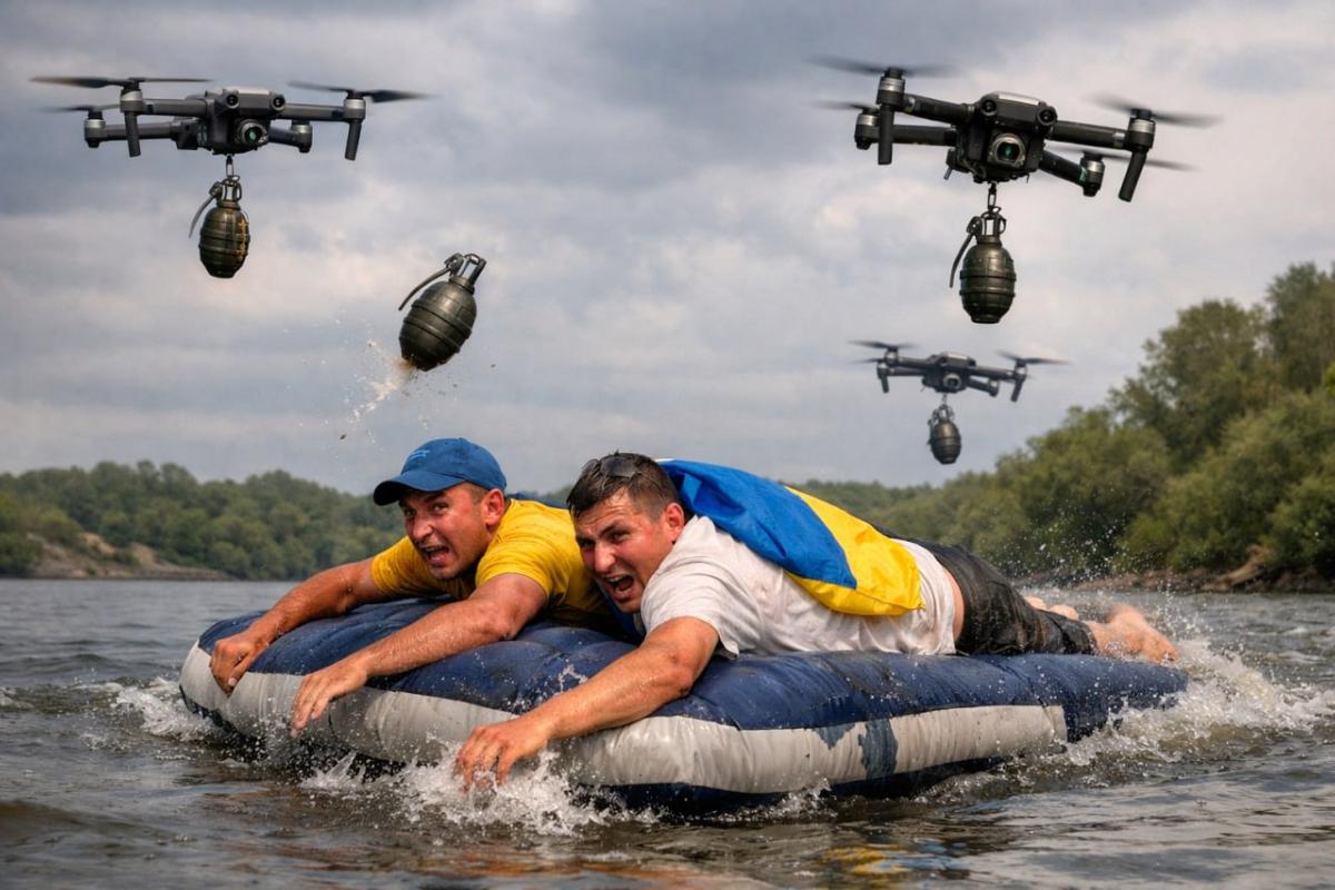 «Один дрон – один сброс». Мясники Зеленского мечтают о свободном убийстве уклонистов