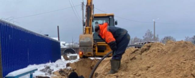 В поселке Пыра Нижегородской области строительство газопровода завершено на 58%