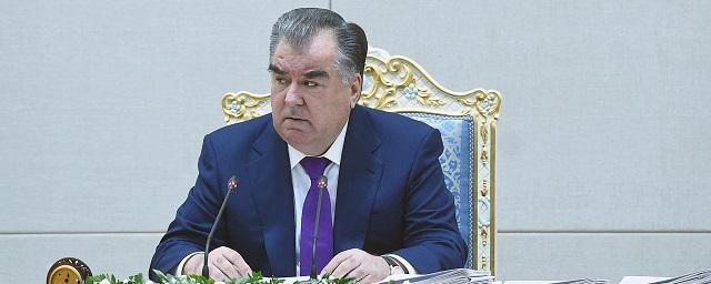 Президент Таджикистана отправил весь состав правительства в отставку