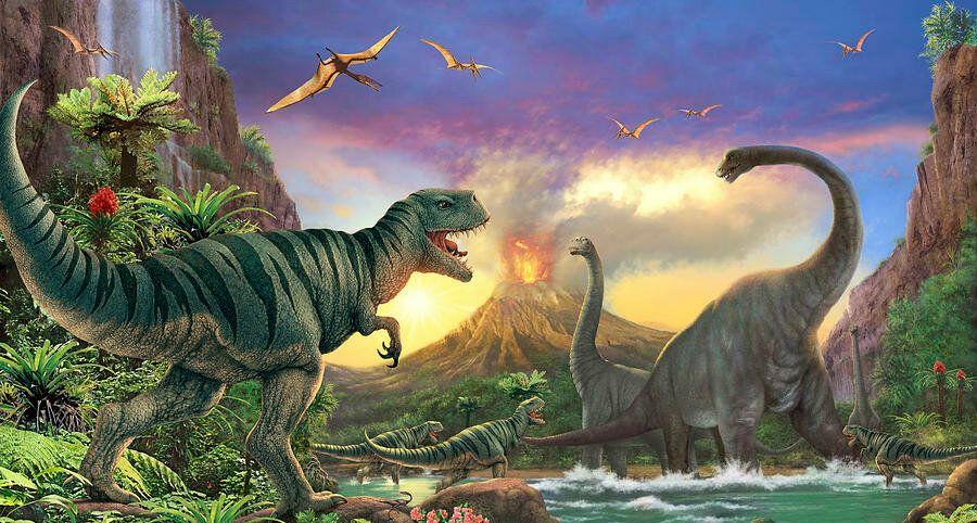 Во времена динозавров был климат с жарким летом и теплой зимой