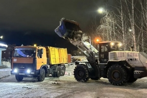 Дорожники Ульяновска вывезли 57 самосвалов снега и расширили дороги на 50 улицах