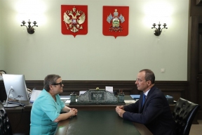Юрий Бурлачко провел встречу с председателем Херсонской областной Думы