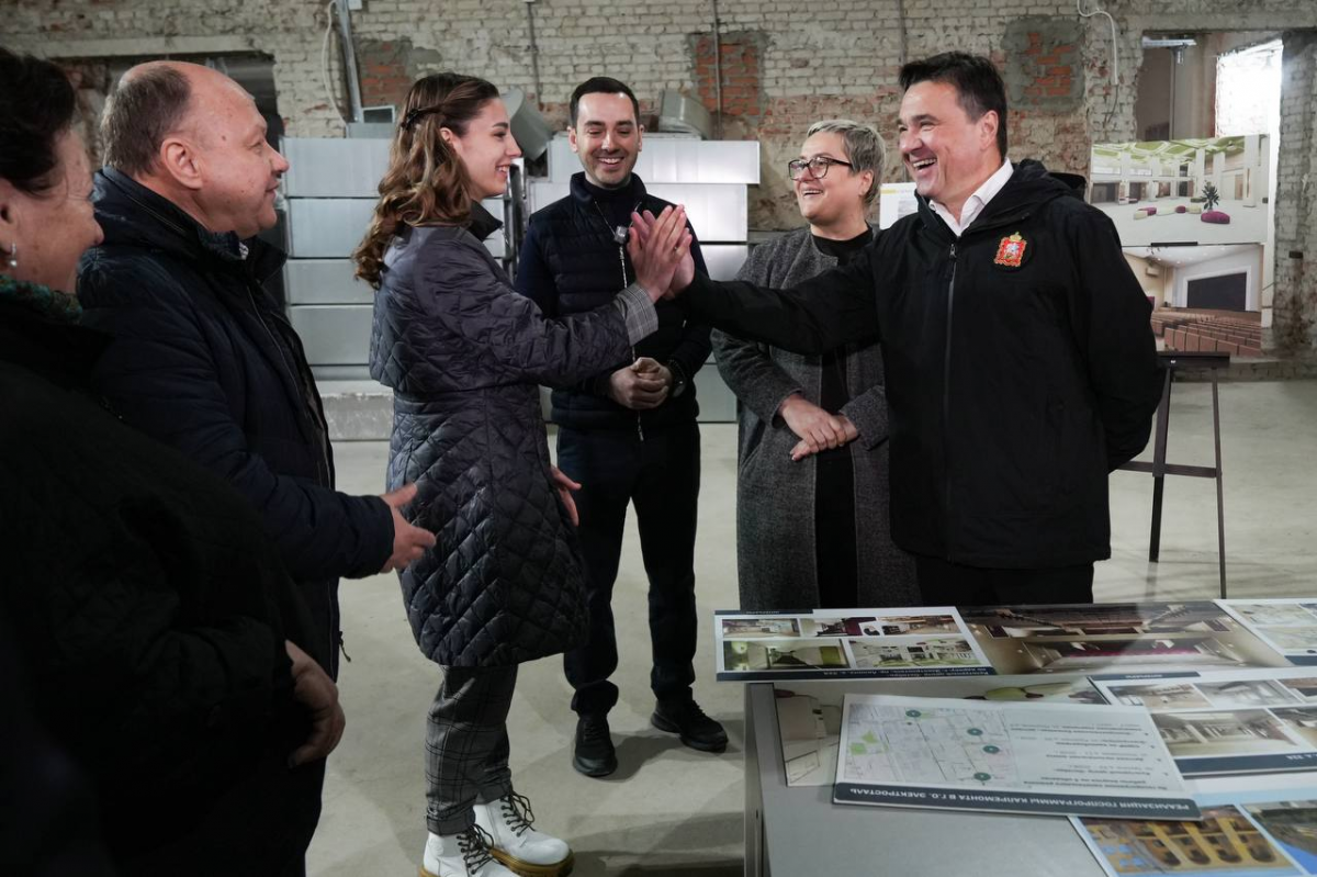 Андрей Воробьев: Культурный центр «Октябрь» в Электростали откроется после капремонта до конца 2026 года