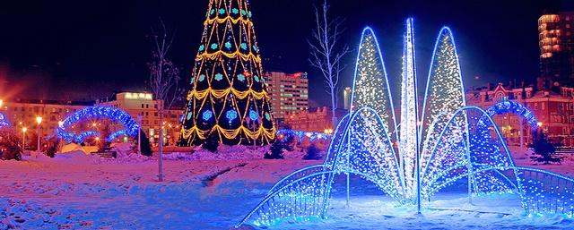 1 декабря в парках Егорьевска зажгутся новогодние елки
