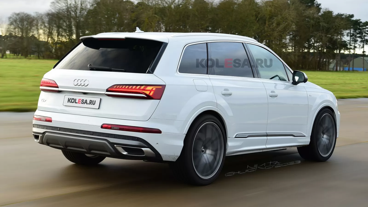 Новую модель Audi Q7 показали на качественных рендерах