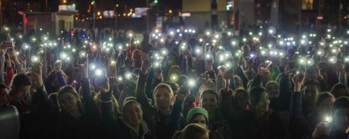 В СПЧ отреагировали на акцию с фонариками в поддержку Навального