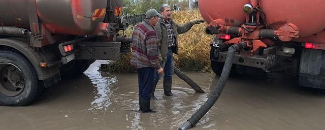 В Омске с подтопляемых территорий откачали 830 кубометров воды