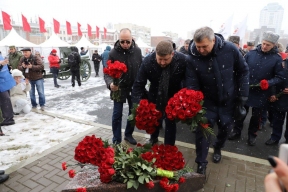 В Самаре прошел Парад памяти в честь военного марша 7 ноября 1941 года