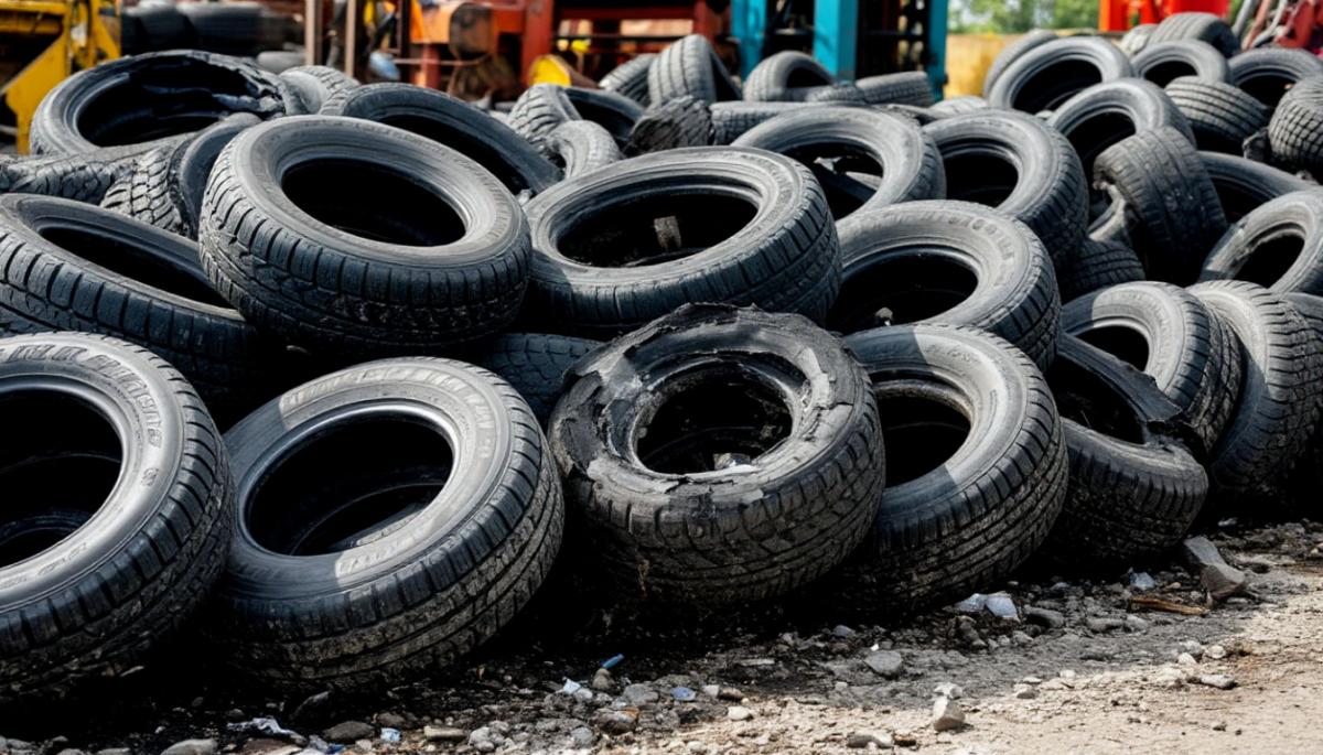 Жителей Московской области обучили правильной утилизации старых автомобильных покрышек