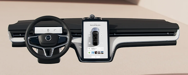 Концерн Volvo представил тизер интерьера будущего кроссовера EX90