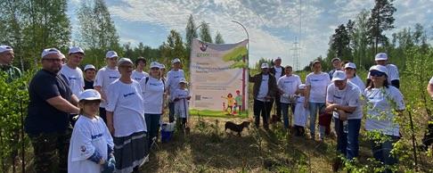 Кроношпан принял участие в акции  «Лес Победы» в Электрогорске и Егорьевске