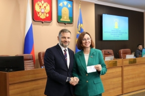 В Тамбове вручили удостоверения депутатам гордумы восьмого созыва