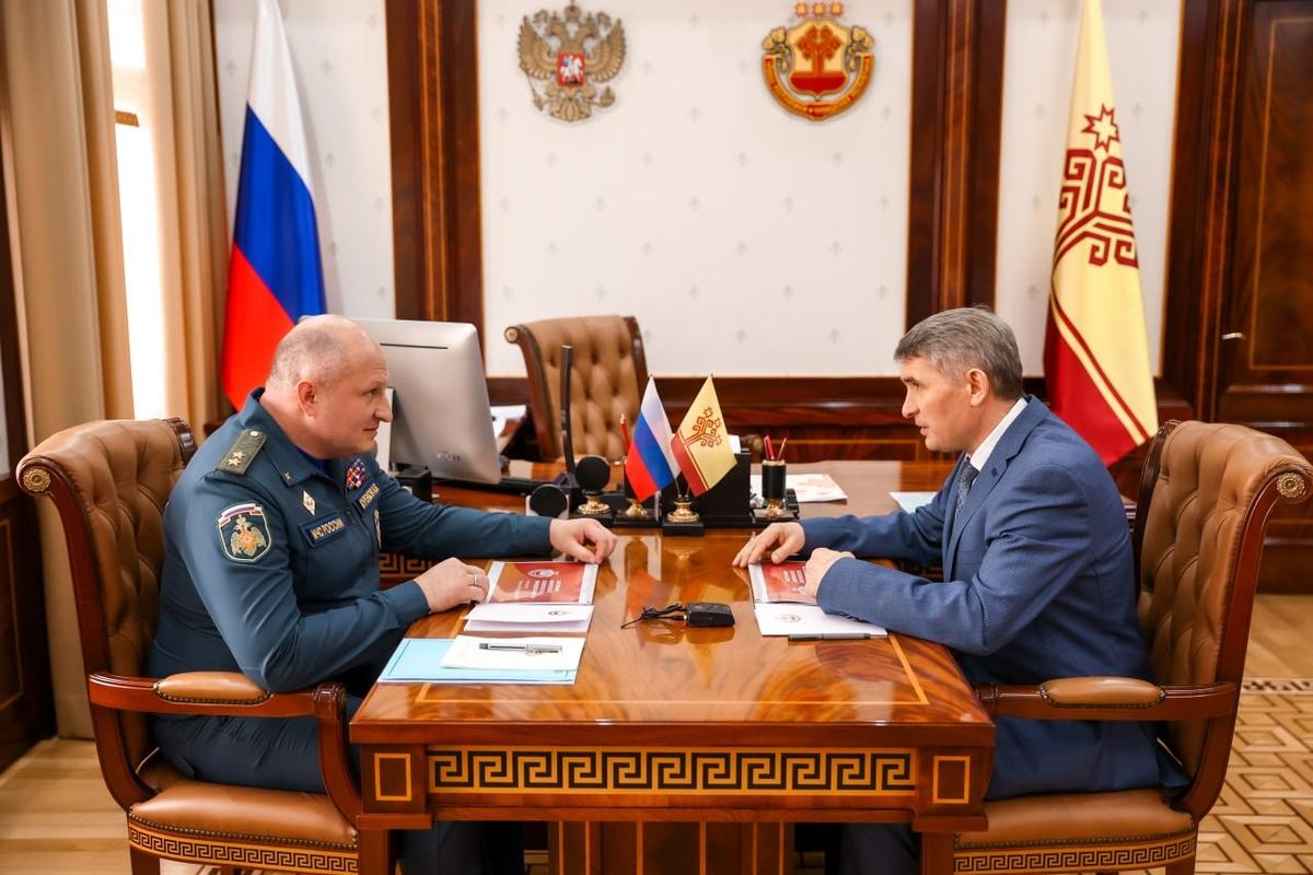 Олег Николаев: В Чувашии в 2,6 раза сократилось количество ландшафтных пожаров