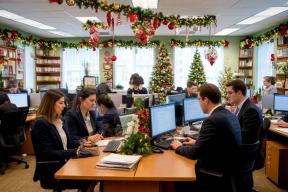 Более половины россиян будет или допускает работу в новогодние праздники