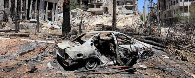 В сирийском городе Деръа во время взрыва ранения получили два человека
