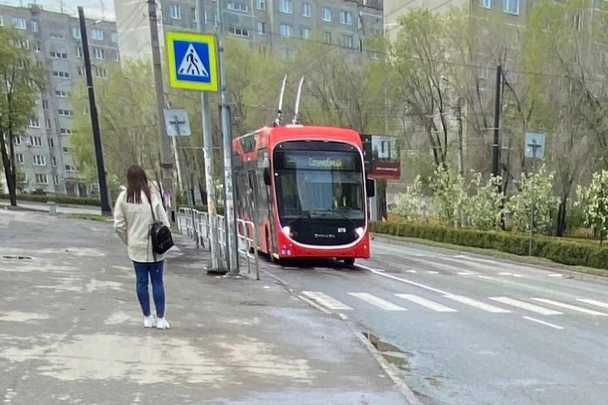 В Челябинске приступили к городской обкатке новых троллейбусов