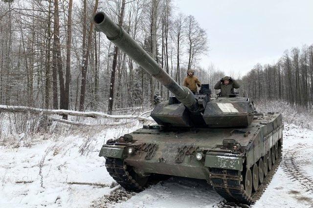 Минобороны проинформировало об уничтоженном взводе украинских «Леопардов»
