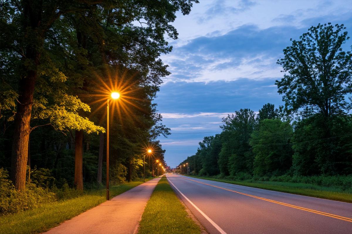 Светильники заменят вдоль биробиджанских дорог