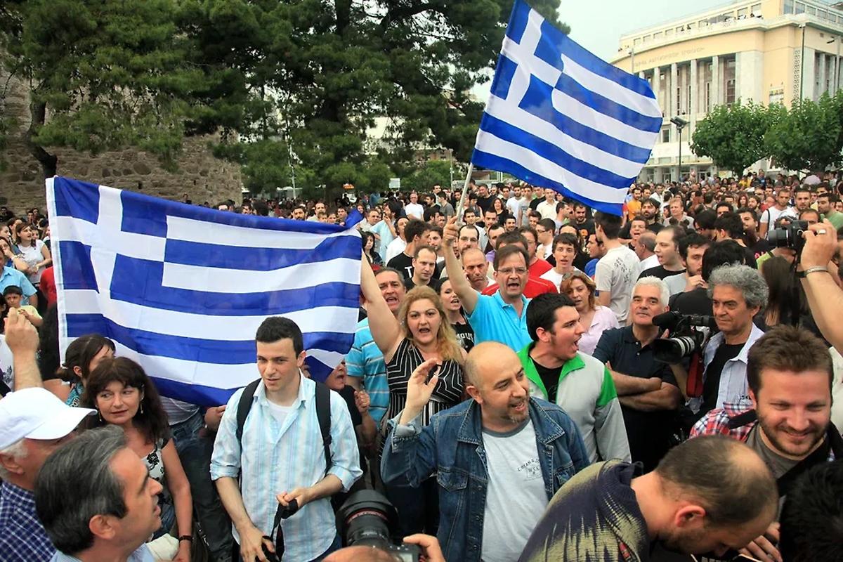 В Греции состоялся многотысячный митинг против военных планов НАТО, США и ЕС
