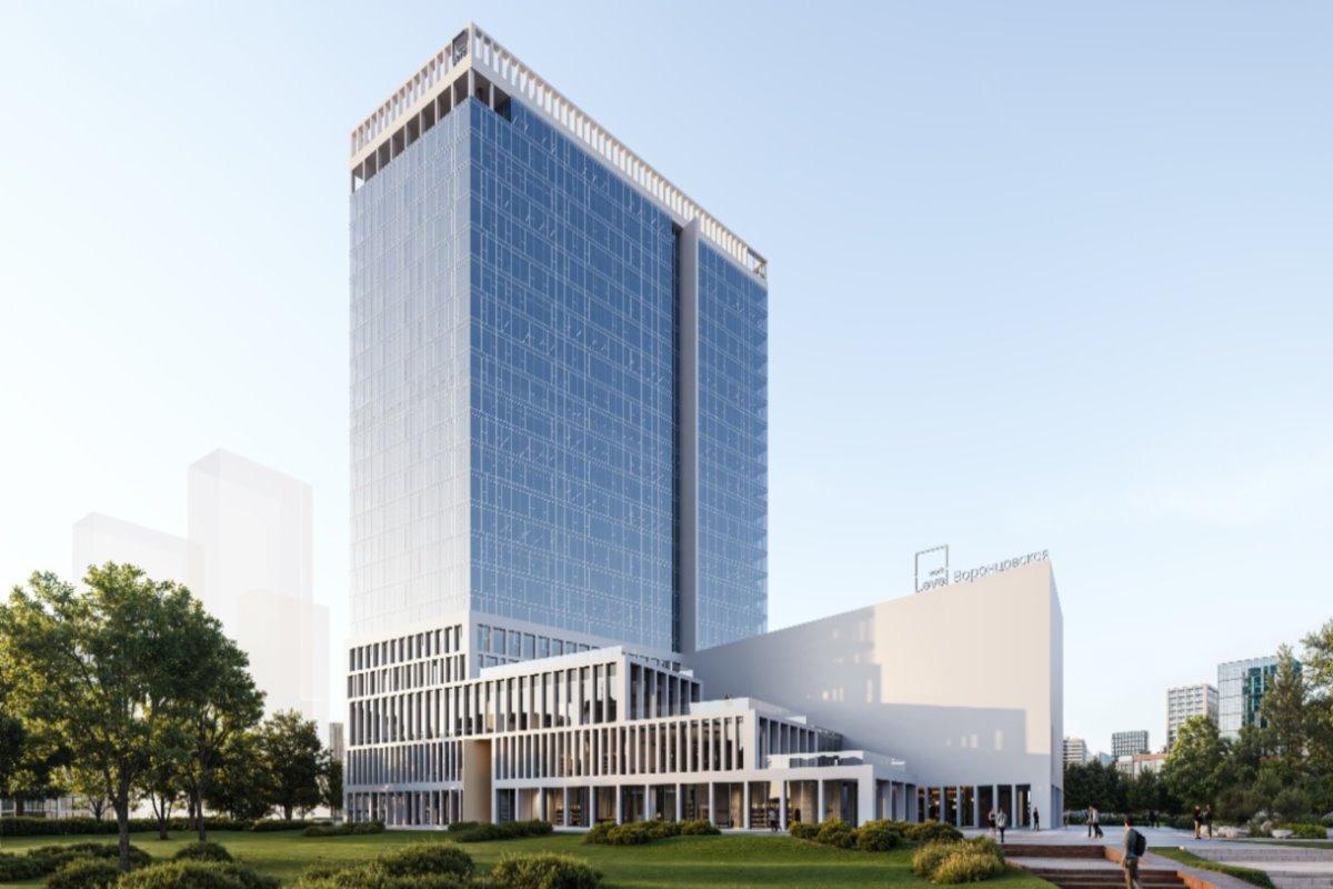 Строящийся в Москве 23-этажный бизнес-центр обеспечит работой более 1,5 тысячи жителей ЮЗАО