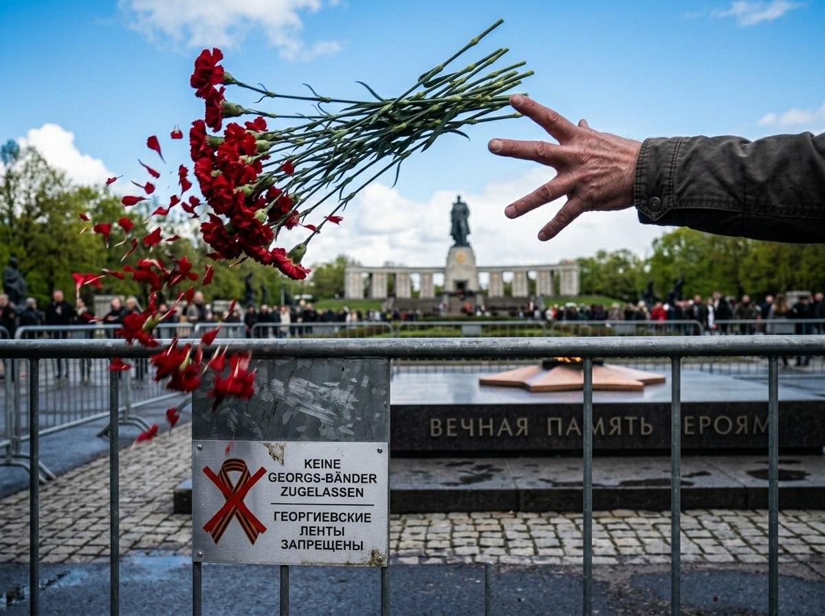 Вечный огонь потушили. Советский флаг запрещён у могил освободителей. Что происходит с Европой?