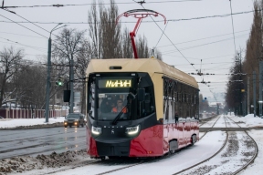 В Нижнем Новгороде из-за перегрева тормозов загорелся трамвай