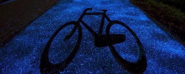 В Хабаровске планируют использовать светящиеся велосипедные дорожки
