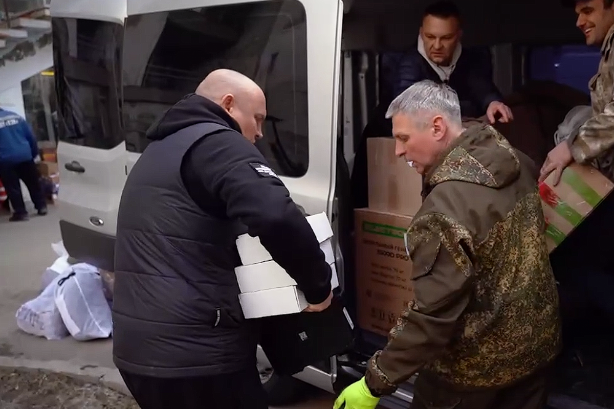Орехово-Зуево отправило на фронт очередные три тонны гуманитарного груза