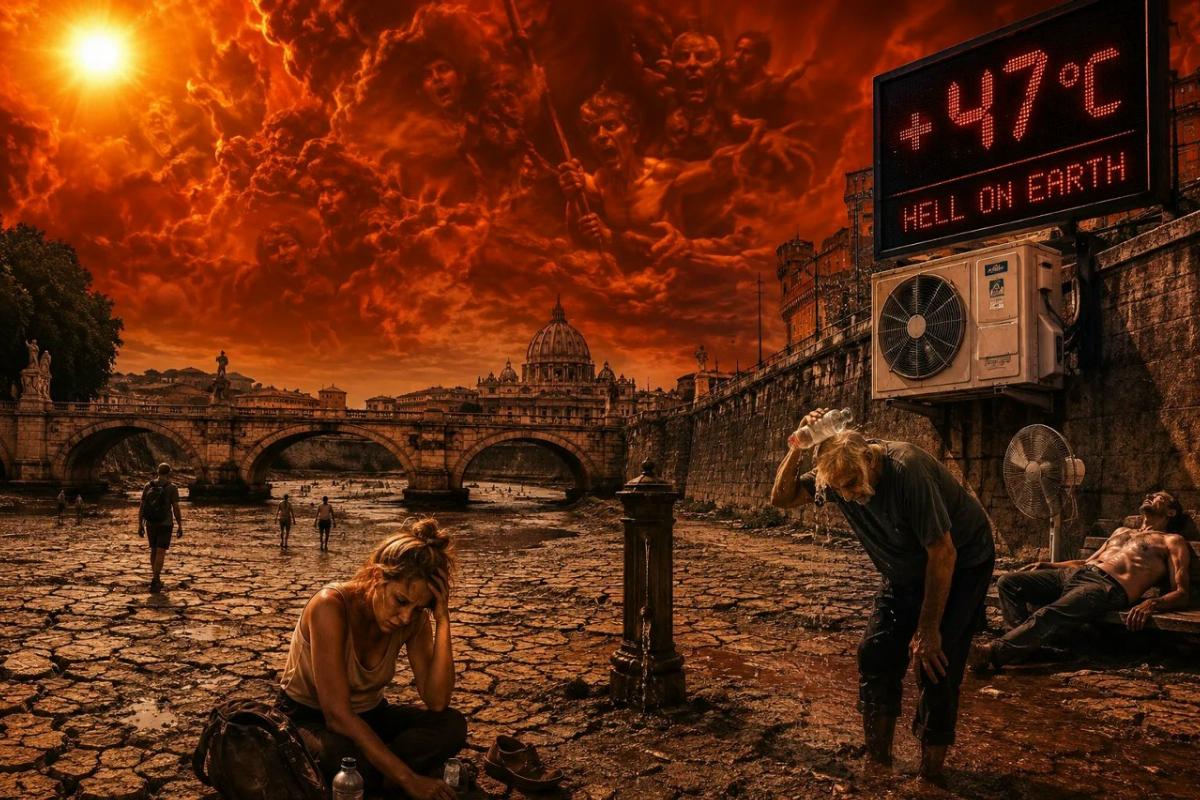Пятый круг ада. Сатанисты* накликали жару. В Европе вместо лета – пекло