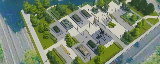 В Раменском начинаются работы по благоустройству новой локации Музея военной техники