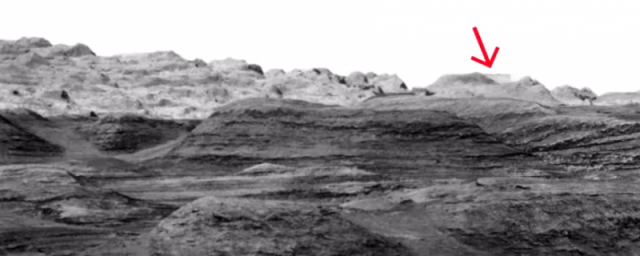 NASA удалило снимки постройки инопланетян на Марсе