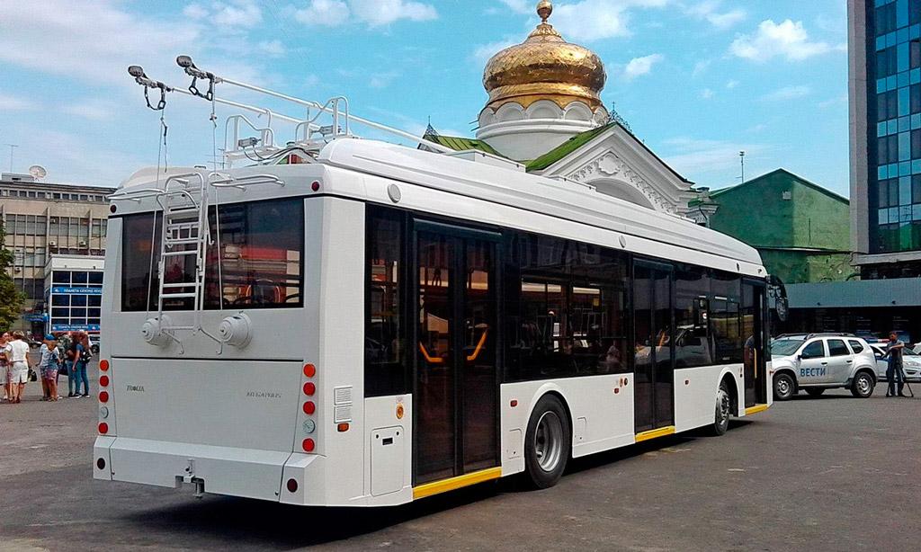 В Волгограде тестируется новый троллейбус с автономным ходом