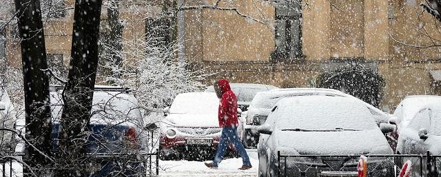 Подготовка в дождь не помогла: коммунальщики Петербурга не смогли справиться с ночным снегопадом