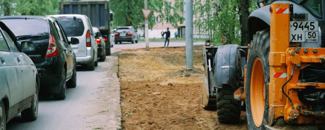 В Щелкове расширяют улицу Насосного Завода