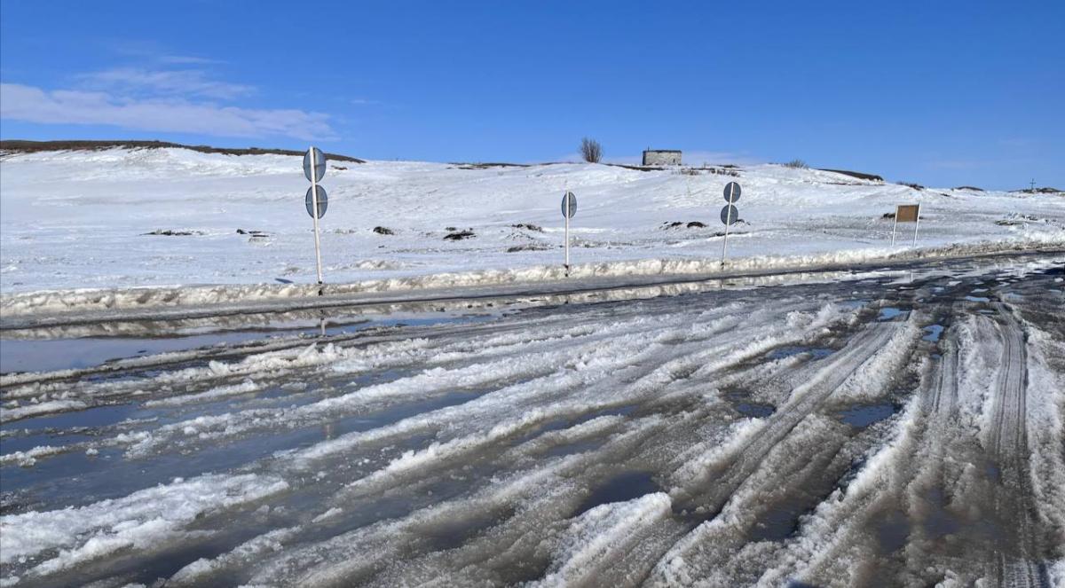 На Чукотке закрыли ледовую переправу через Анадырский лиман