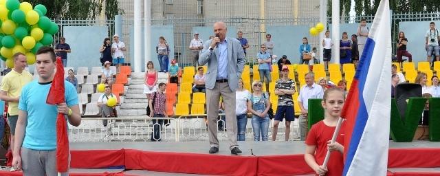 Детский спортивный праздник на «Лыбеди» открыл мэр Андрей Шохин