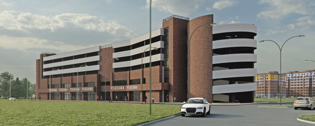 В г.о. Красногорск планируют возвести многоуровневый паркинг с инфраструктурой стрит-ритейла