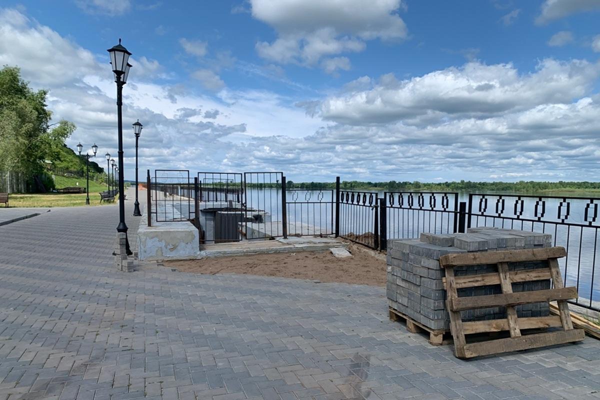 Накануне Дня города в Сарапуле закрыли причал для теплоходов