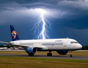 Молния ударила в летевший из Египта российский самолет