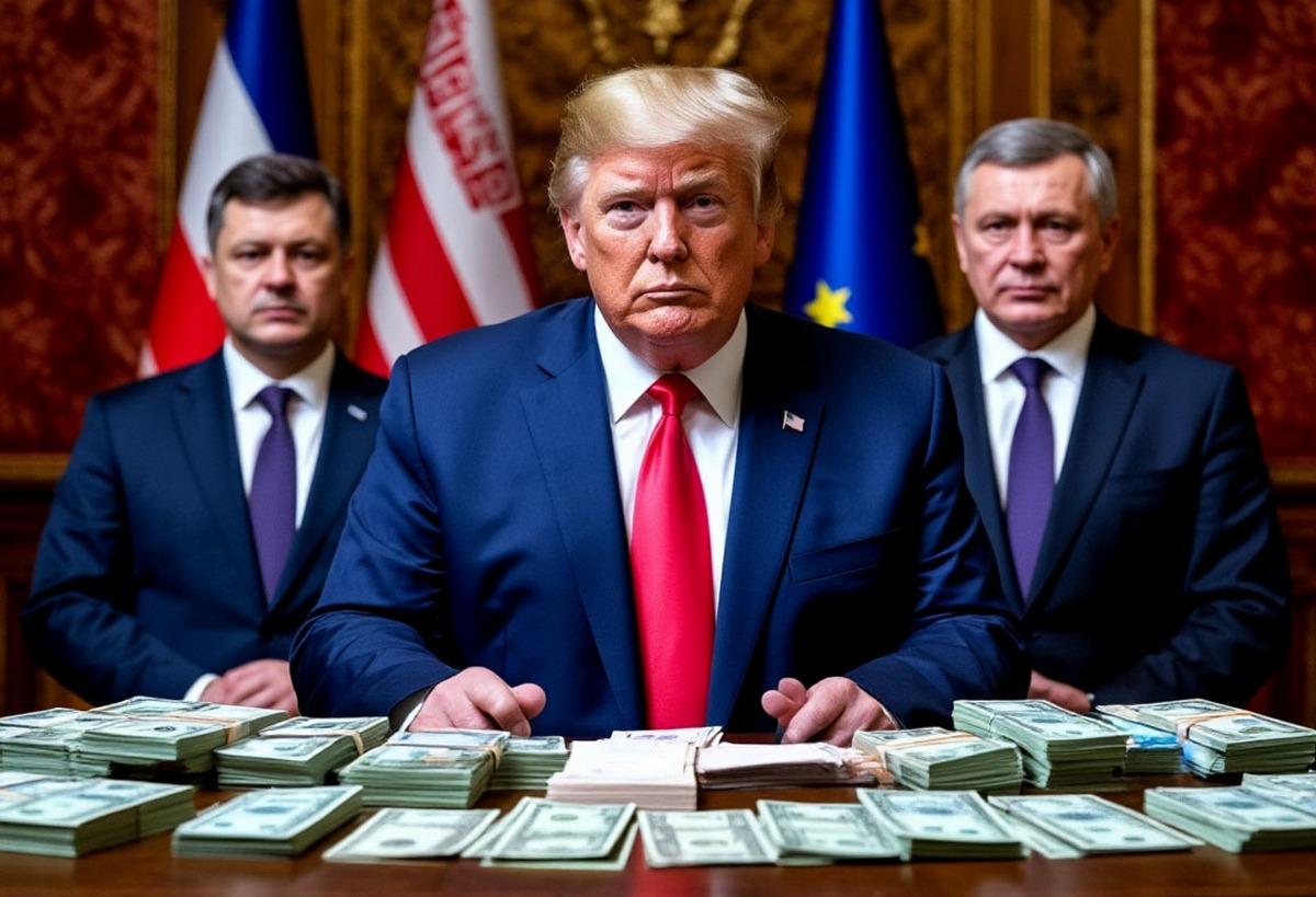 «Раздевайтесь, госпожа!». Трамп решил заработать на европейской «войне» с Россией. Что дальше?