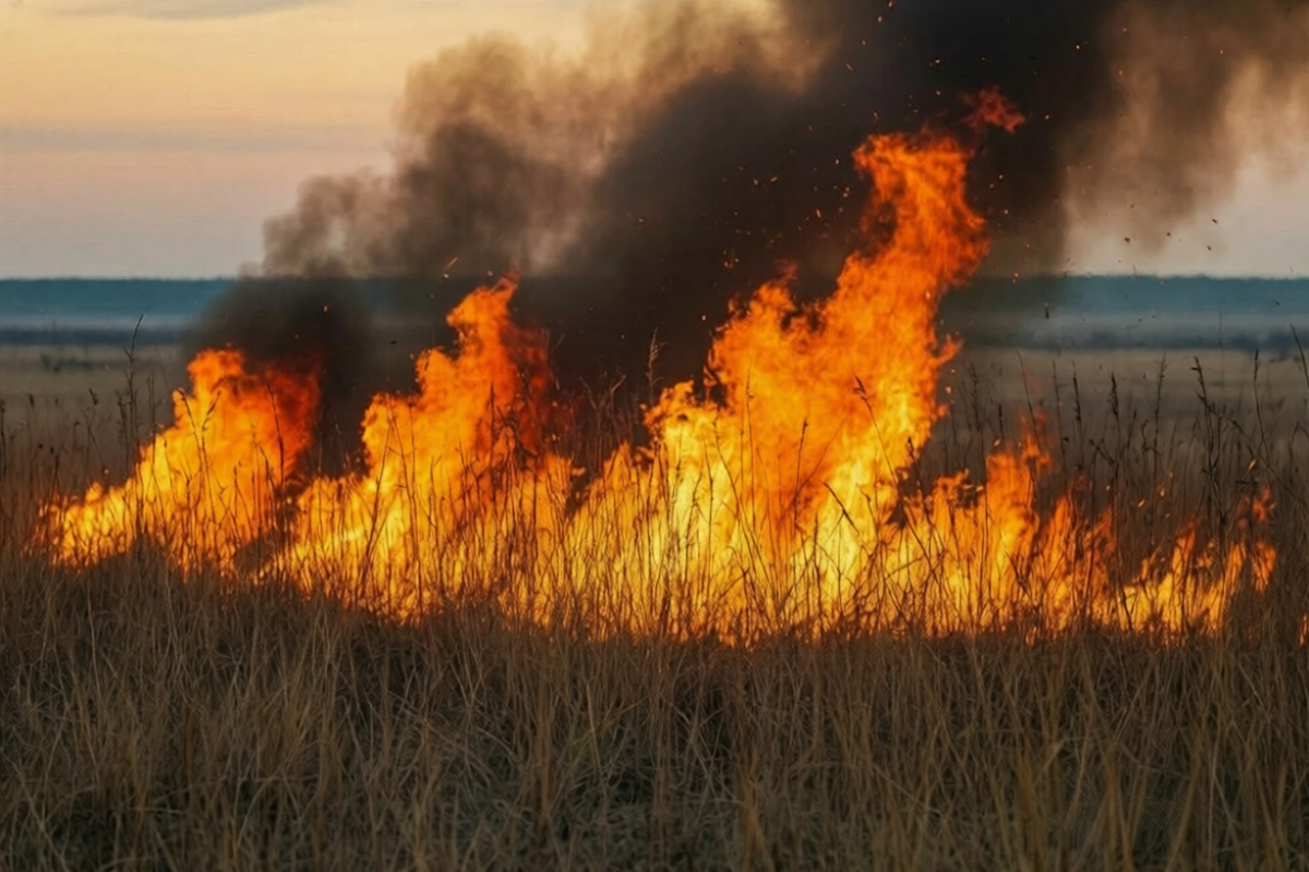 Более 200 выездов на пожары: в Орловской области усилили контроль за сжиганием травы