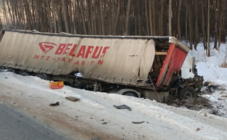 Два человека скончались в ДТП с фурой в Калужской области
