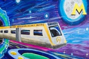 A children's drawing voted for by Muscovites will be put on a space satellite