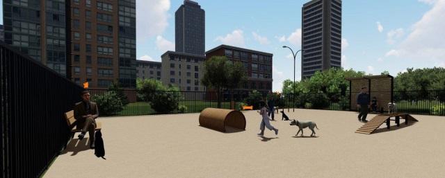 В трех парках Екатеринбурга отремонтируют и благоустроят площадки для выгула собак
