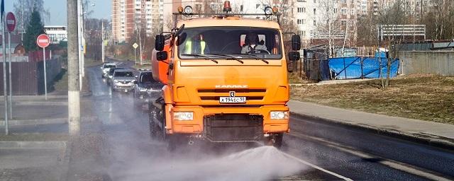Коммунальщики привели в порядок 50 км дорог в микрорайонах Красногорска