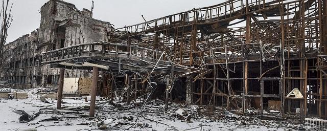 В Донецке произошел мощный взрыв в районе местного аэропорта